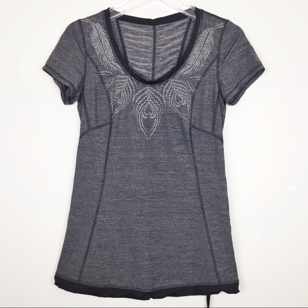 Lululemon Run Silver Bullet Drawstring Hem Gray
